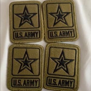 LOT OF 4 US ARMY PATCHES